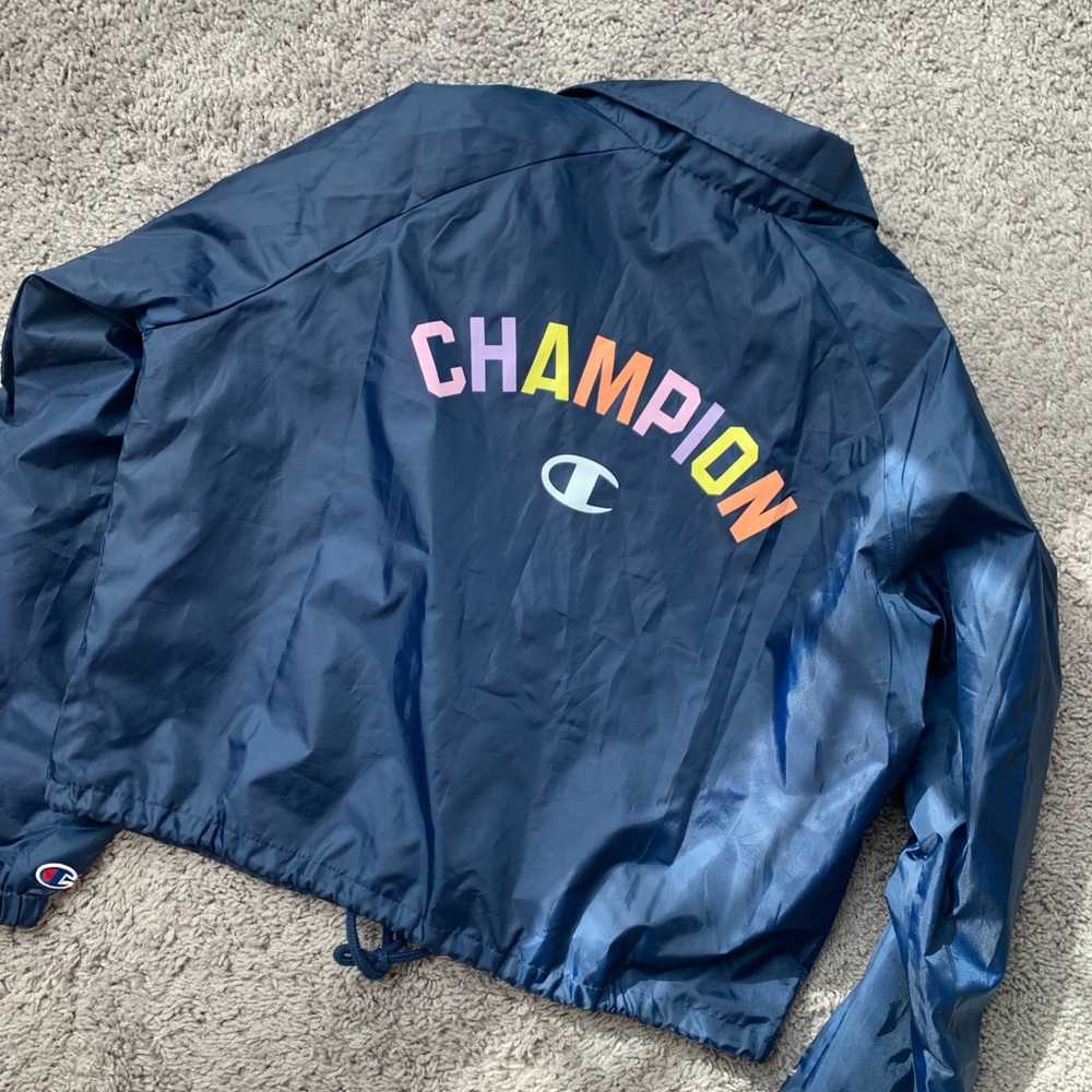 CHAMPION Pastels Navy Jacket, Small (Youth Large) - Picture 2 of 6